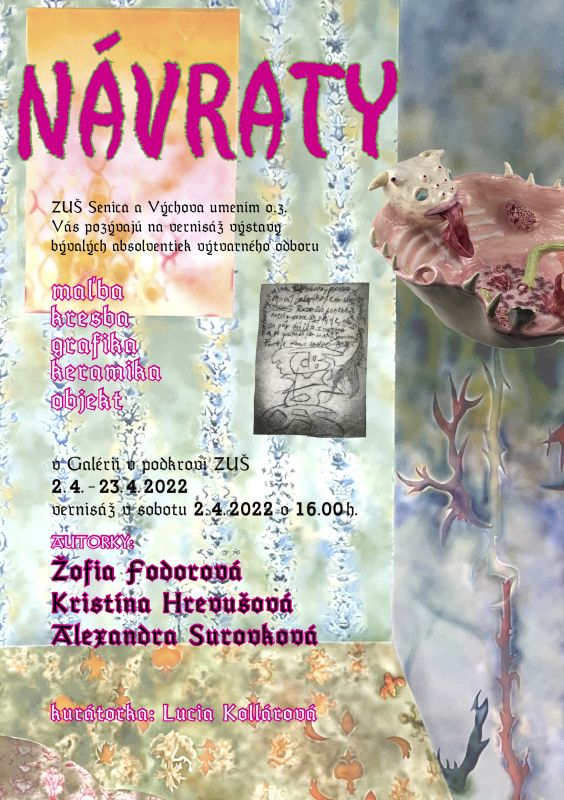 Výstava bývalých absolventiek výtvarného odboru NÁVRATY